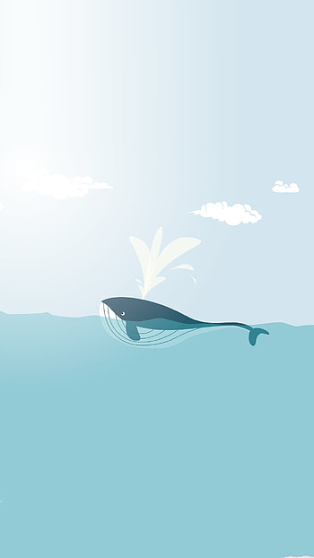 Minimal â¤ Happy whale More Â· Mac ummer Minimalist ... HD phone wallpaper